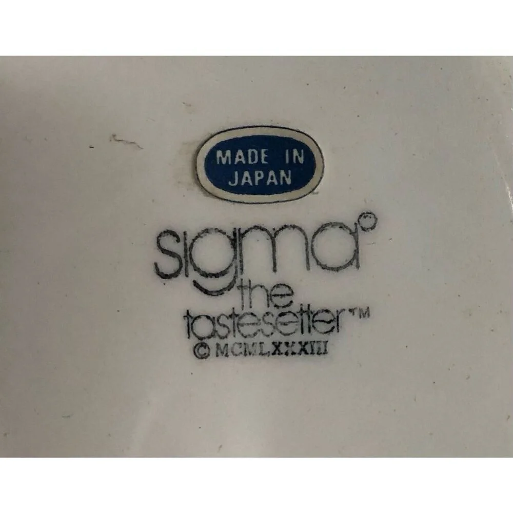 Vintage Santa‎ Christmas SIGMA TASTE SETTER Ceramic Mold Box Made in Japan